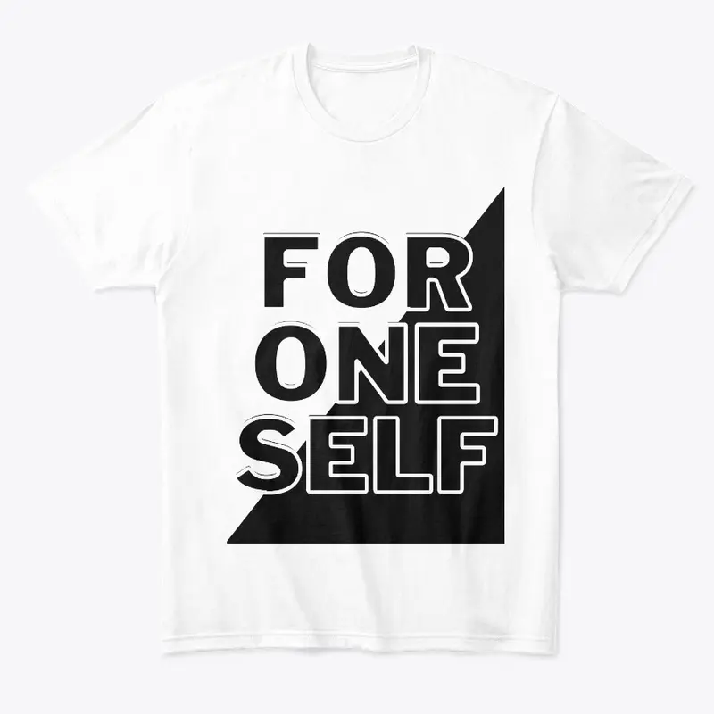 For One Self WHT Tee